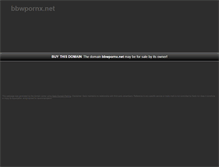 Tablet Screenshot of bbwpornx.net